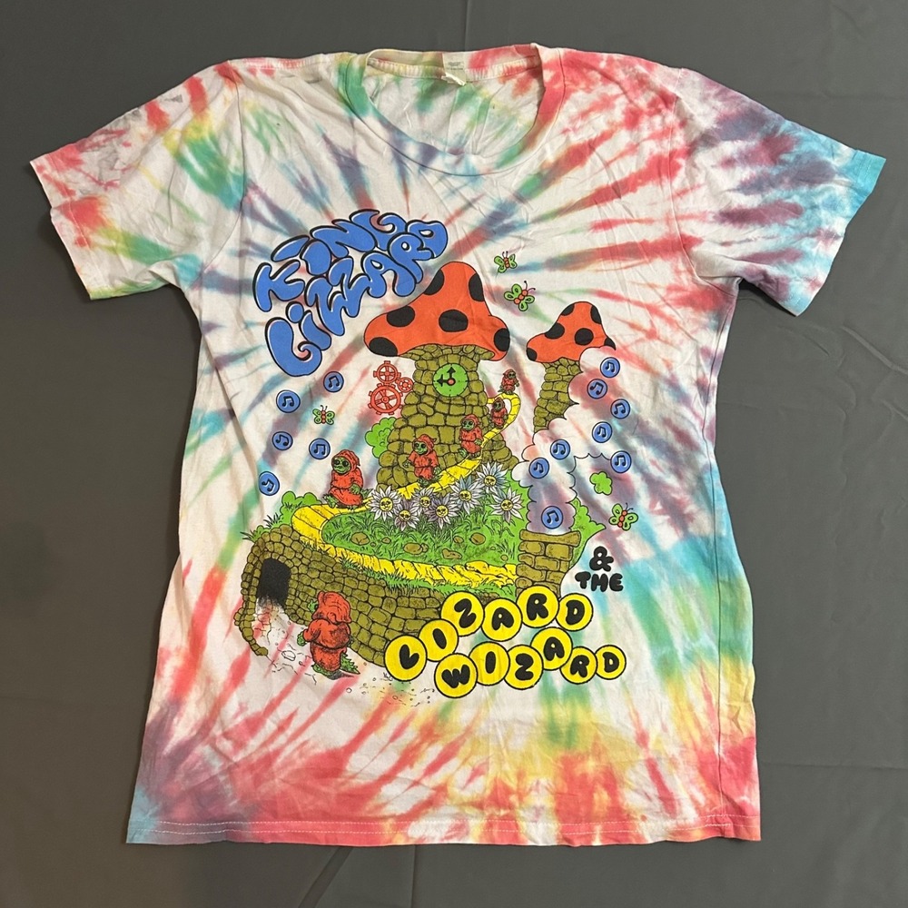 King Gizzard And The Lizard Wizard Royal Apparel Tie Dye Shirt Size Medium